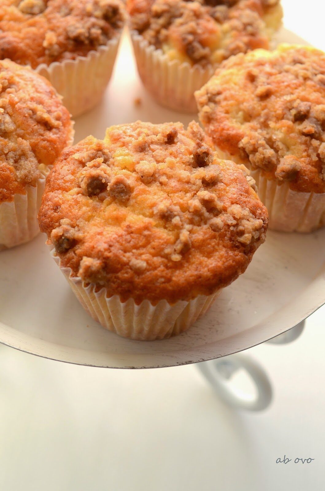 Muffins alle pere e zenzero con briciole di speculoos