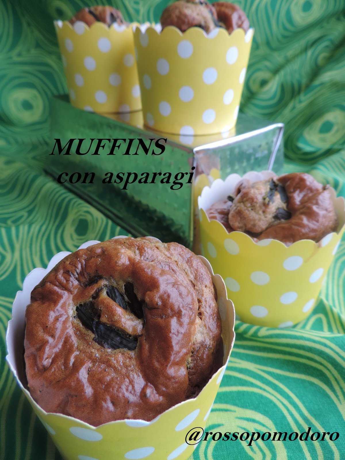Muffins con asparagi