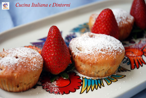 Muffins con le fragole