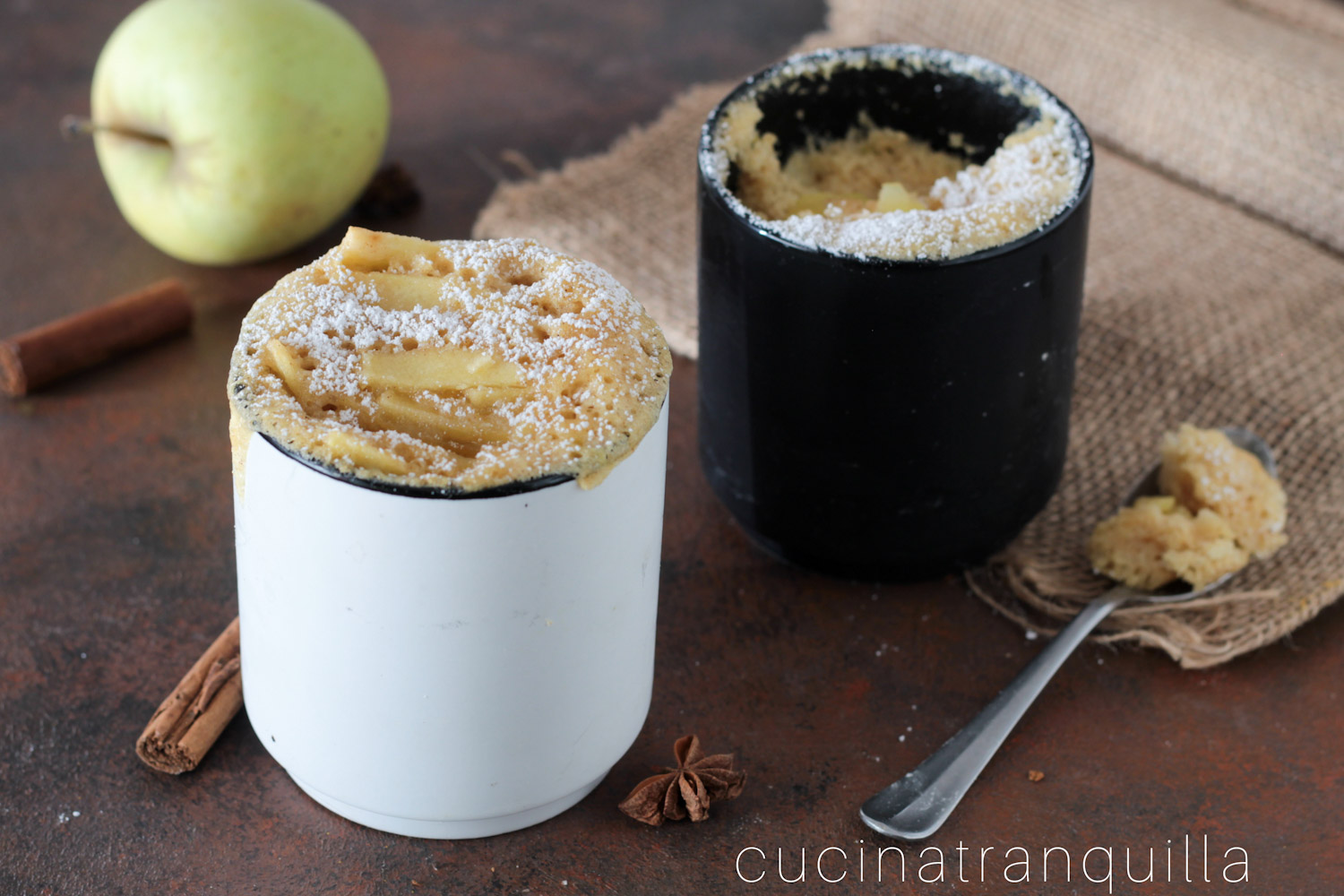Mug cake alle mele