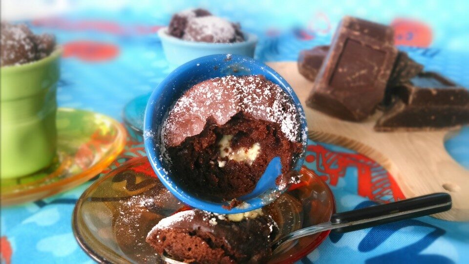Mug cake cuore bianco
