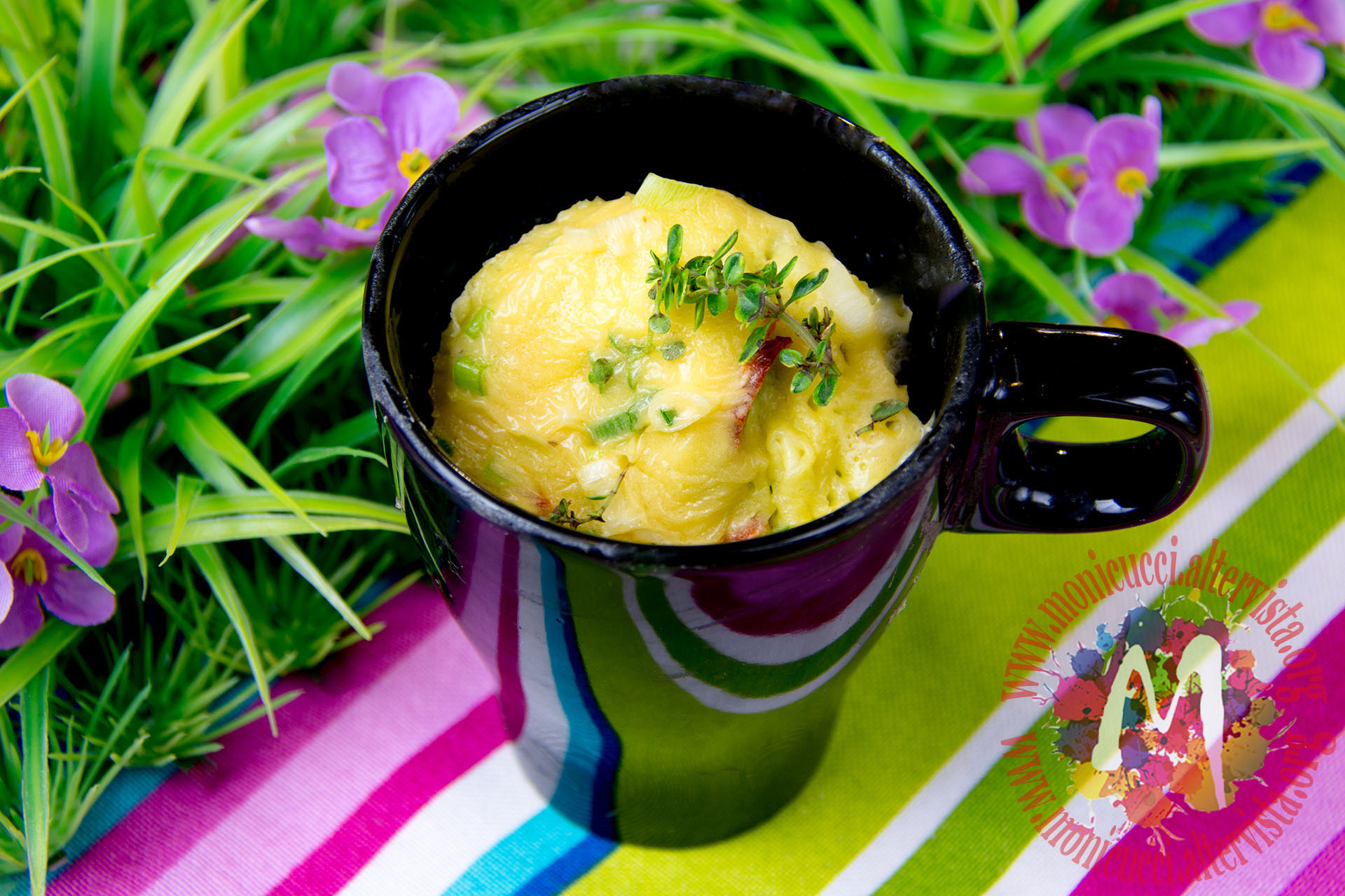 Mug Cake Mediterranea acciughe e olive taggiasche