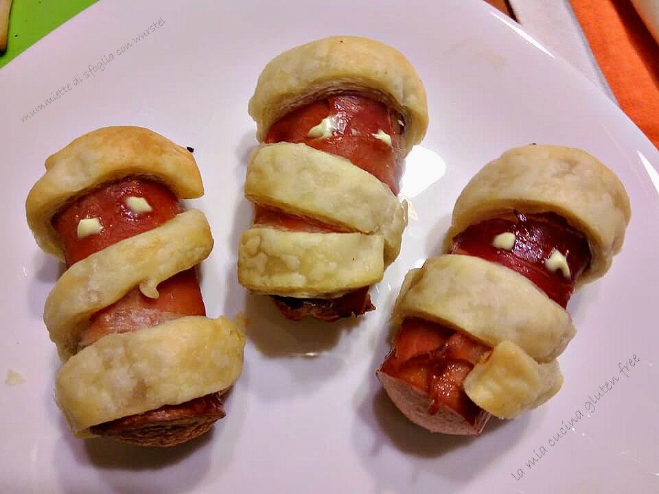 Mummiette di sfoglia con wurstel
