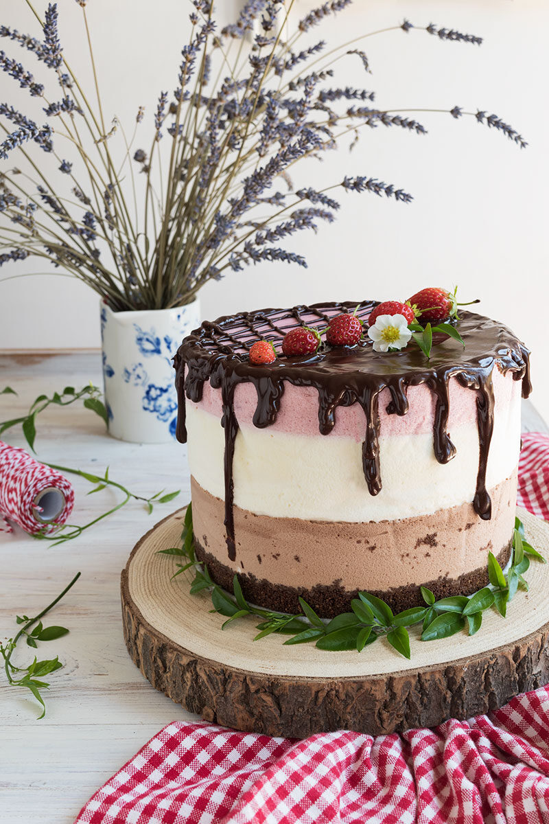 Neapolitan mousse cake, un tripudio di sapori