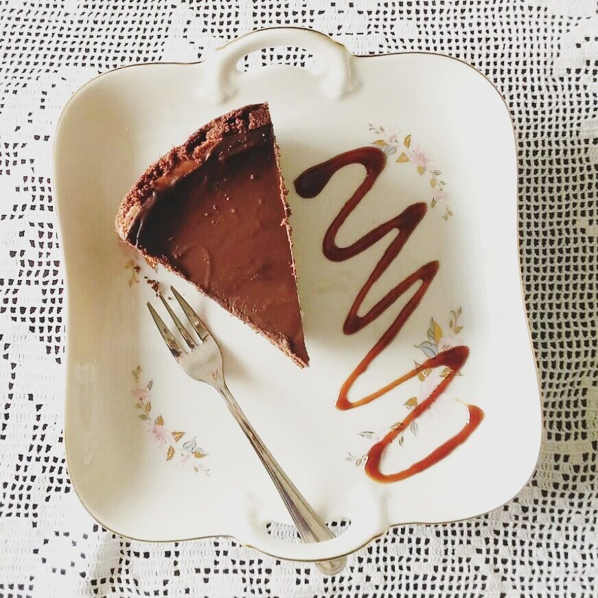 New york cheesecake al cioccolato (cotta al forno).