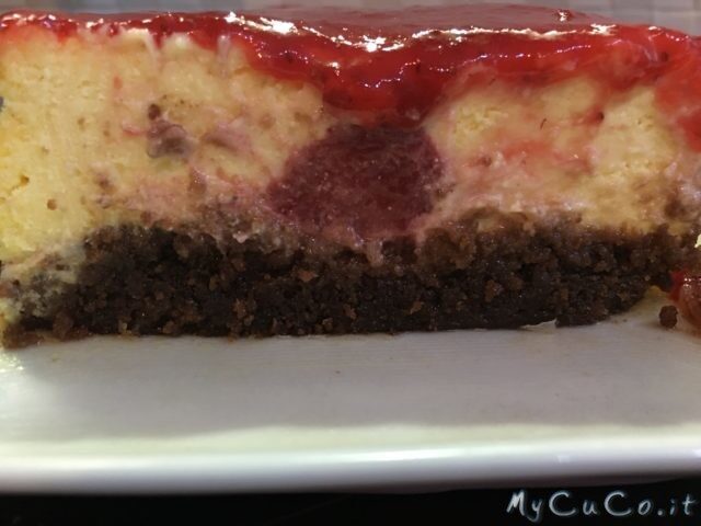 New york cheesecake (cotta) alle fragole con cuisine e i-companion moulinex