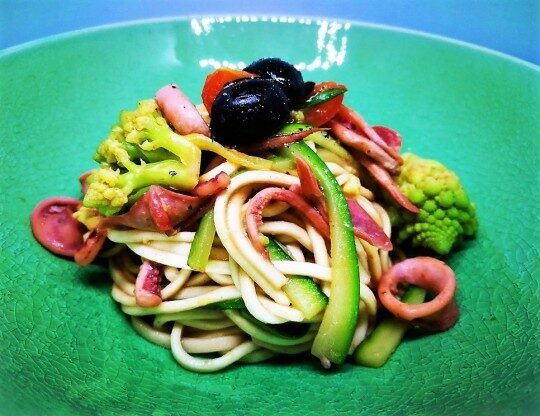 Noodles with totani