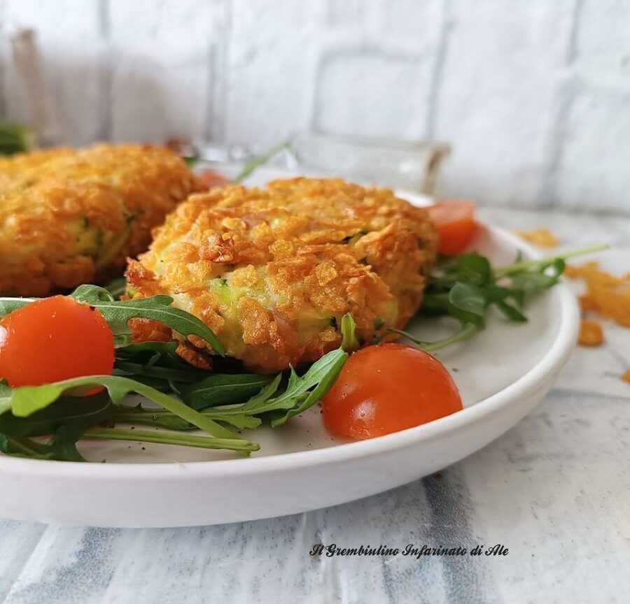 Nuggets di zucchine e prosciutto cotto