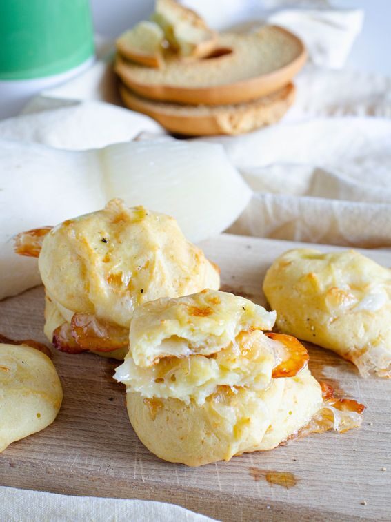 Nuvole di ricotta senza lattosio cotte in forno