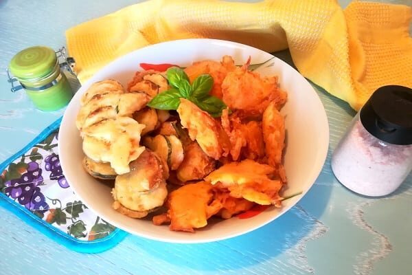 Nuvole di verdure in pastella light, senza uova