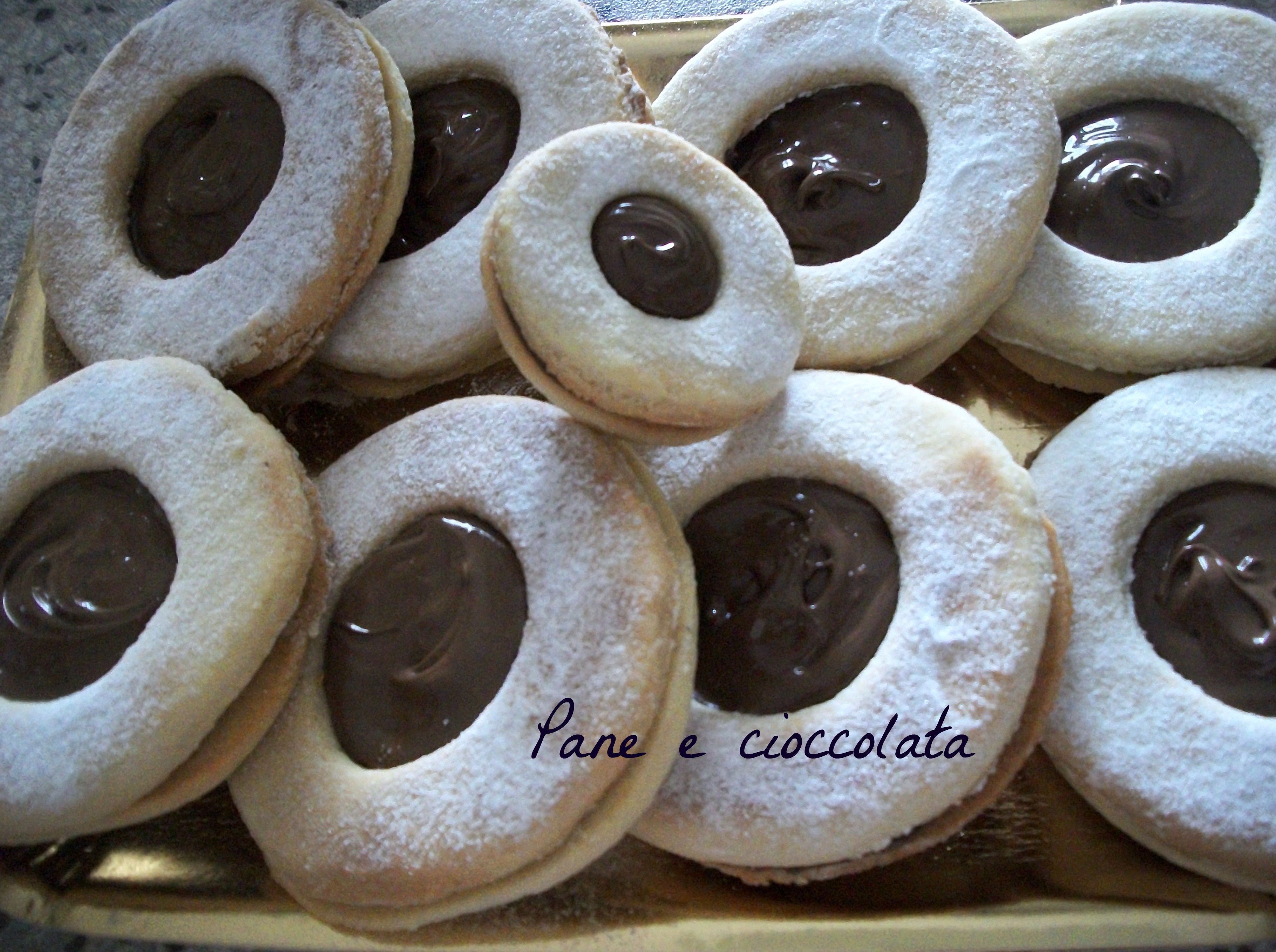 Occhi bue alla nutella