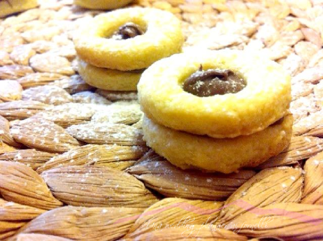 Occhi di bue alla nutella
