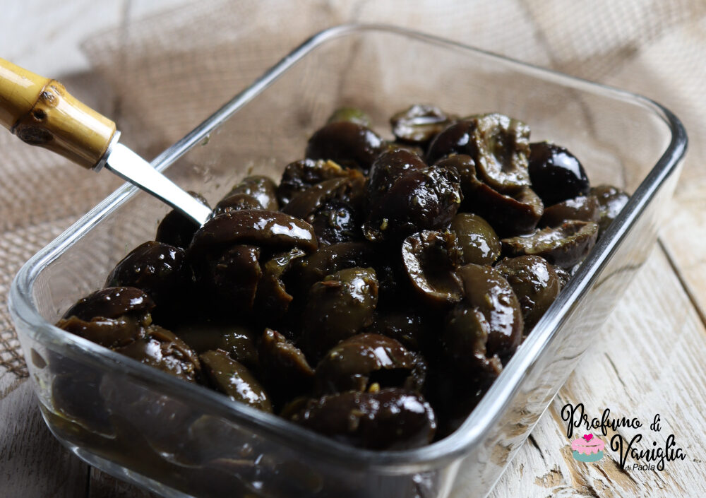 Olive schiacciate