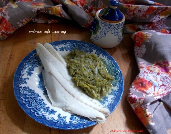 Ombrina agli asparagi