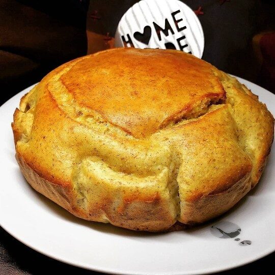Orange bread with cinnamon