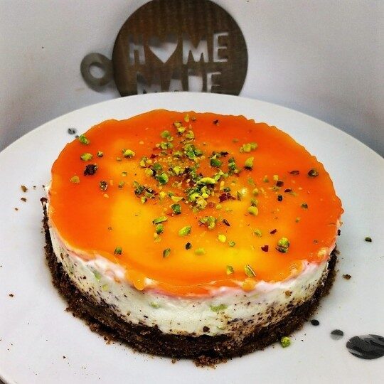 Orange&pistacchio cheescake