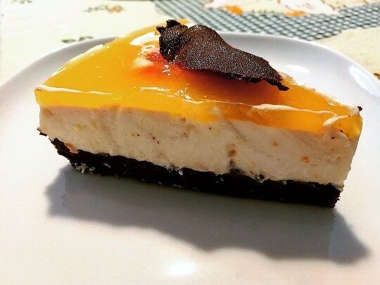 Orange&rum cheescake