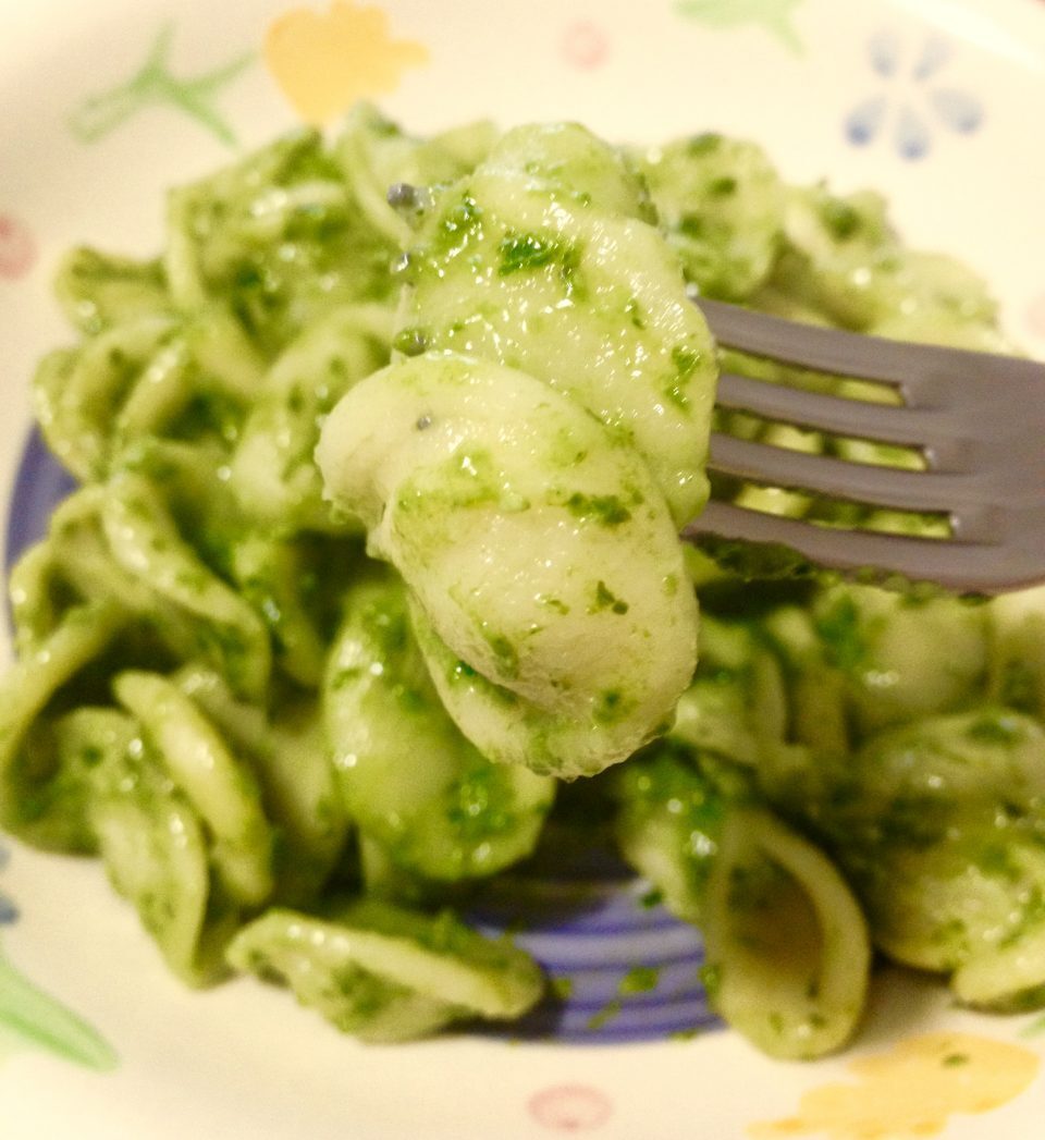Orecchiette al pesto alla genovese