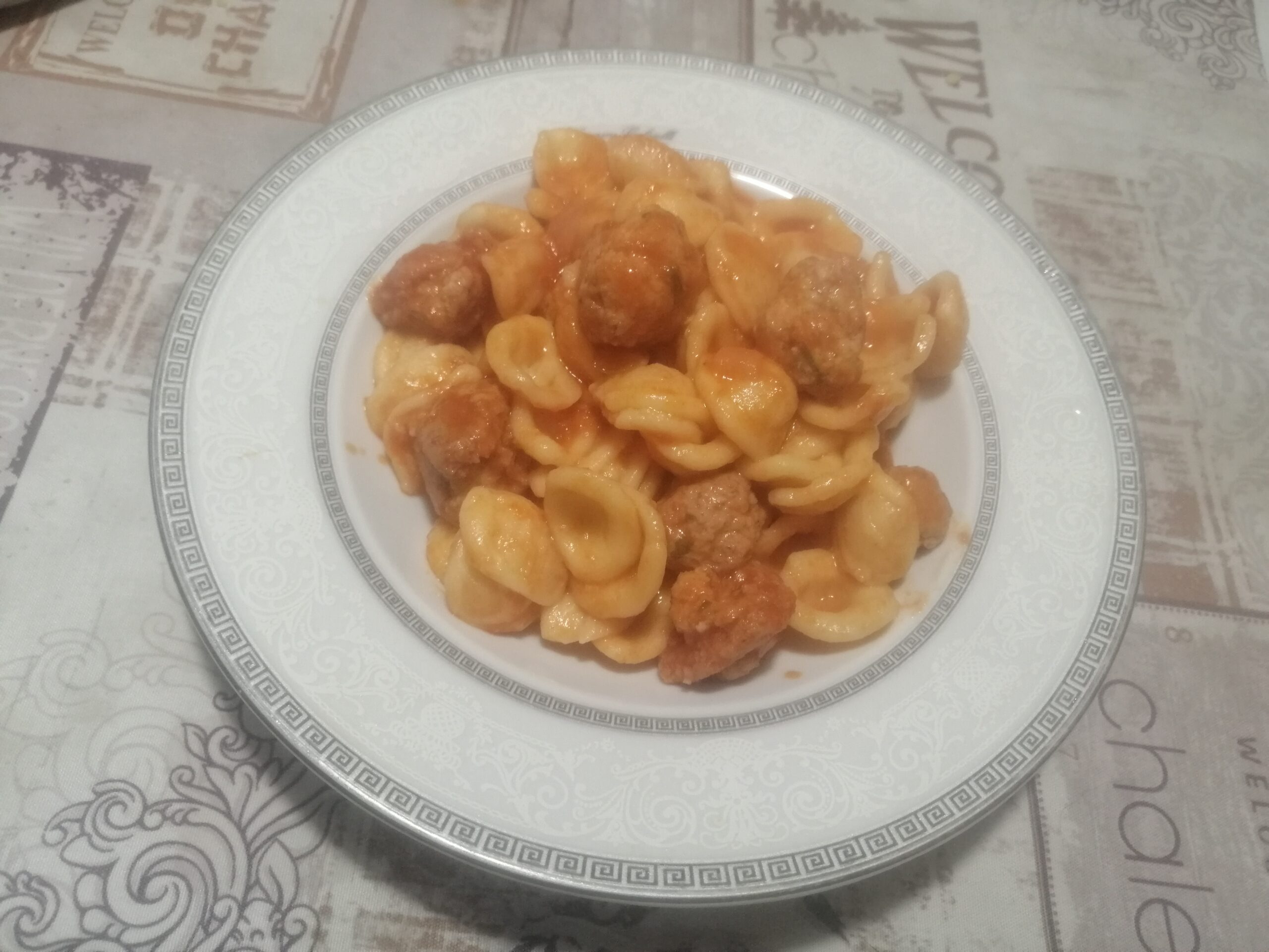 Orecchiette al ragù di polpette