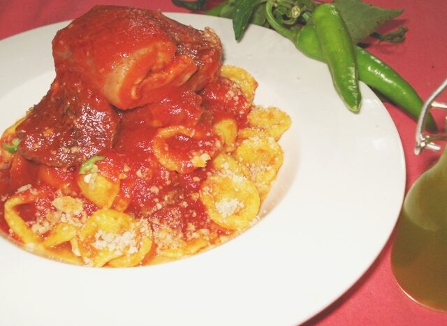 Orecchiette al ragù misto (per 4)