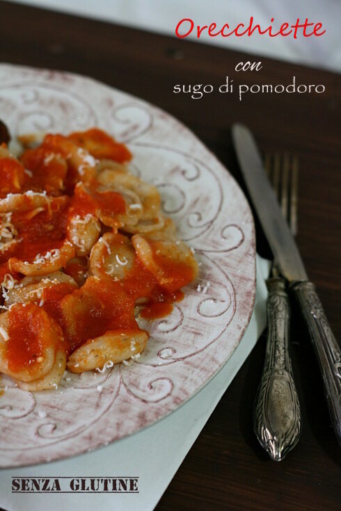 Orecchiette al sugo senza glutine