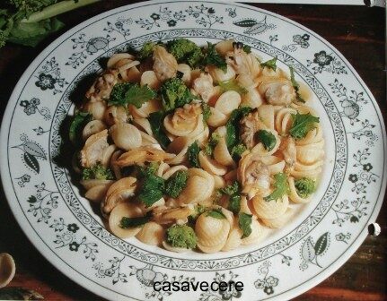 Orecchiette con cime di rapa e cozze (per 4)