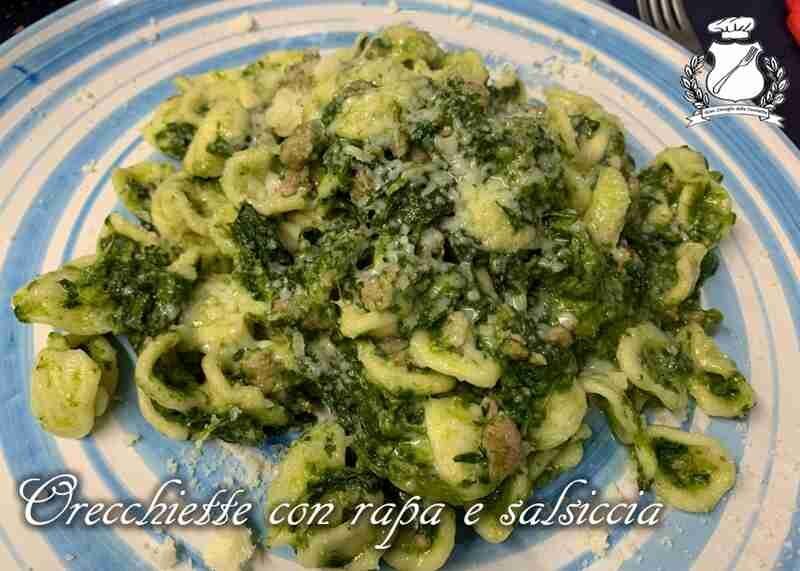 Orecchiette con Cime di rapa e Salsiccia