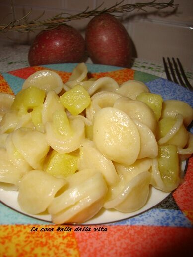 Orecchiette con patate e panna