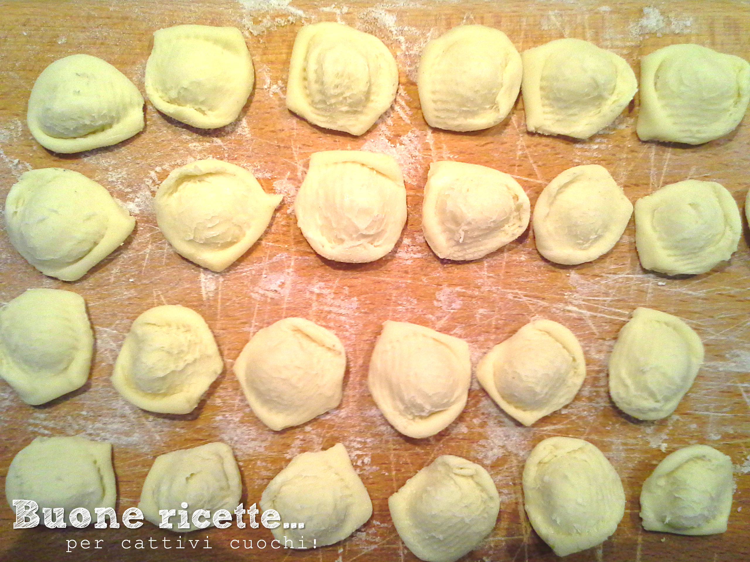 Orecchiette fatte in casa trucchi e consigli