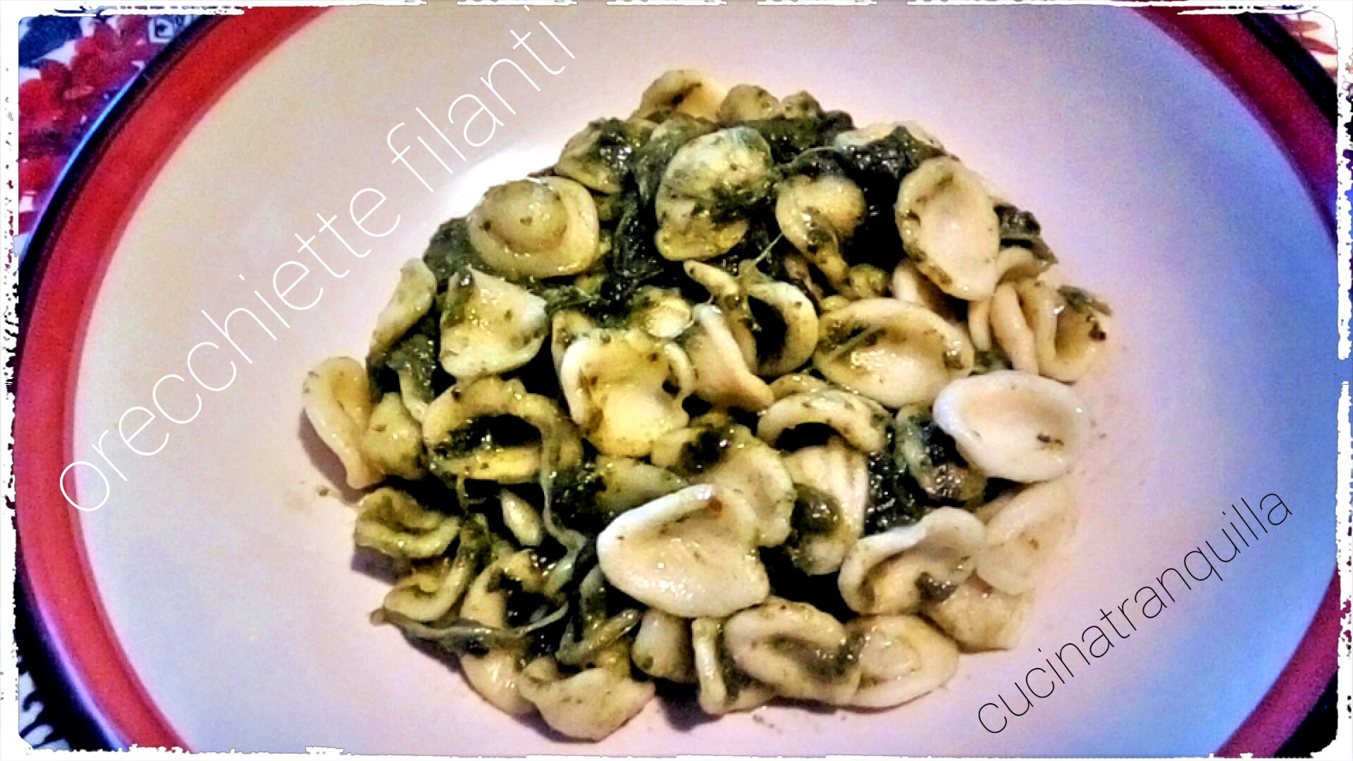 Orecchiette filanti