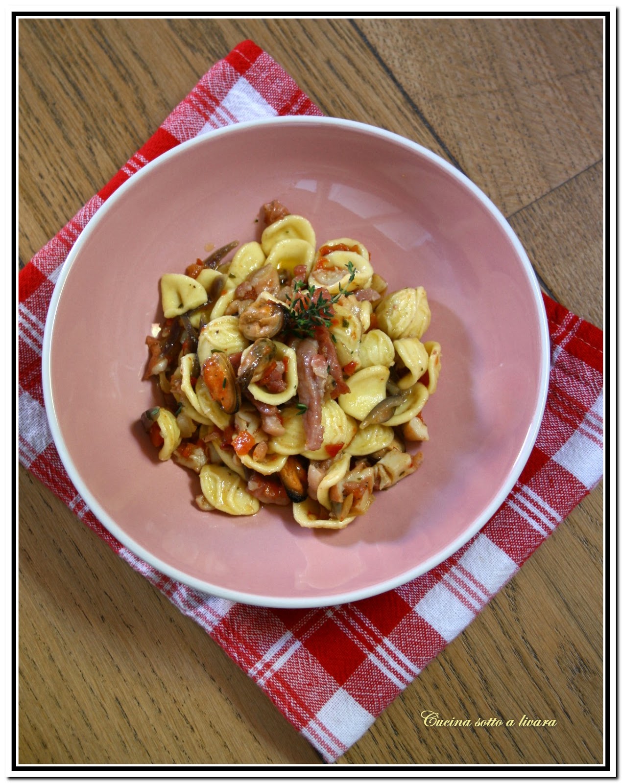 Orecchiette misto mare e collina