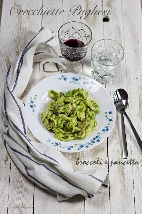 Orecchiette pugliesi: broccoli e pancetta