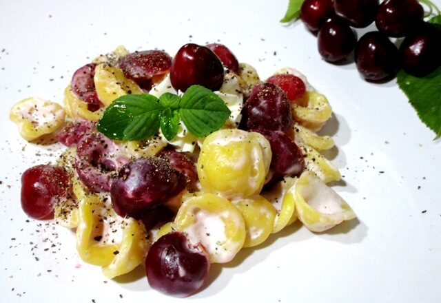 Orecchiette sublimi alle ciliegie