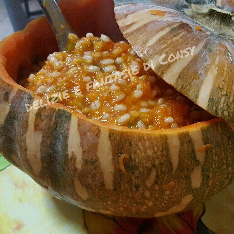 Orzo perlato con zucca