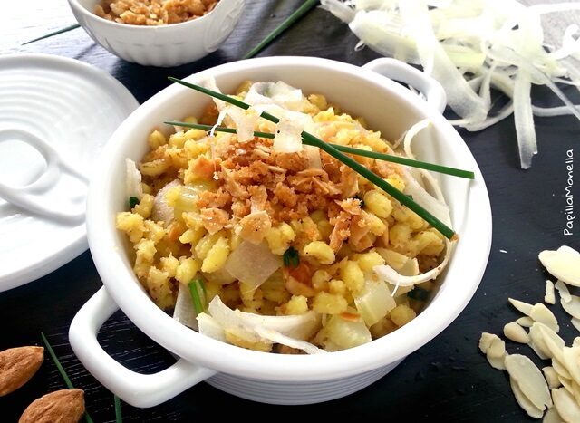 Orzo salad croccante al profumo di  zafferano