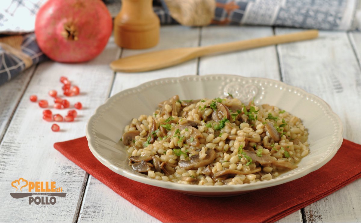Orzotto ai funghi