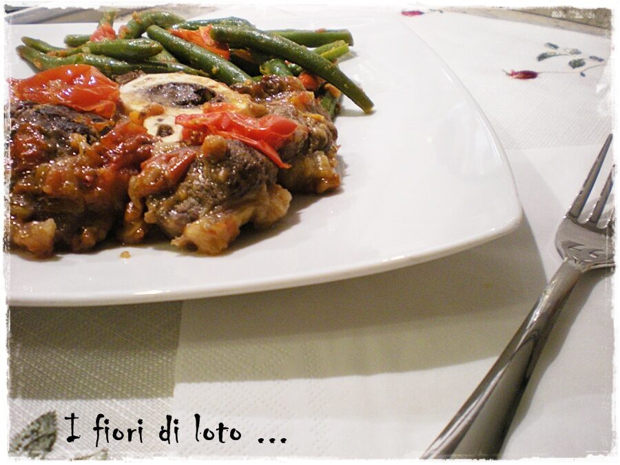 Ossibuchi con i pomodorini di casa barone