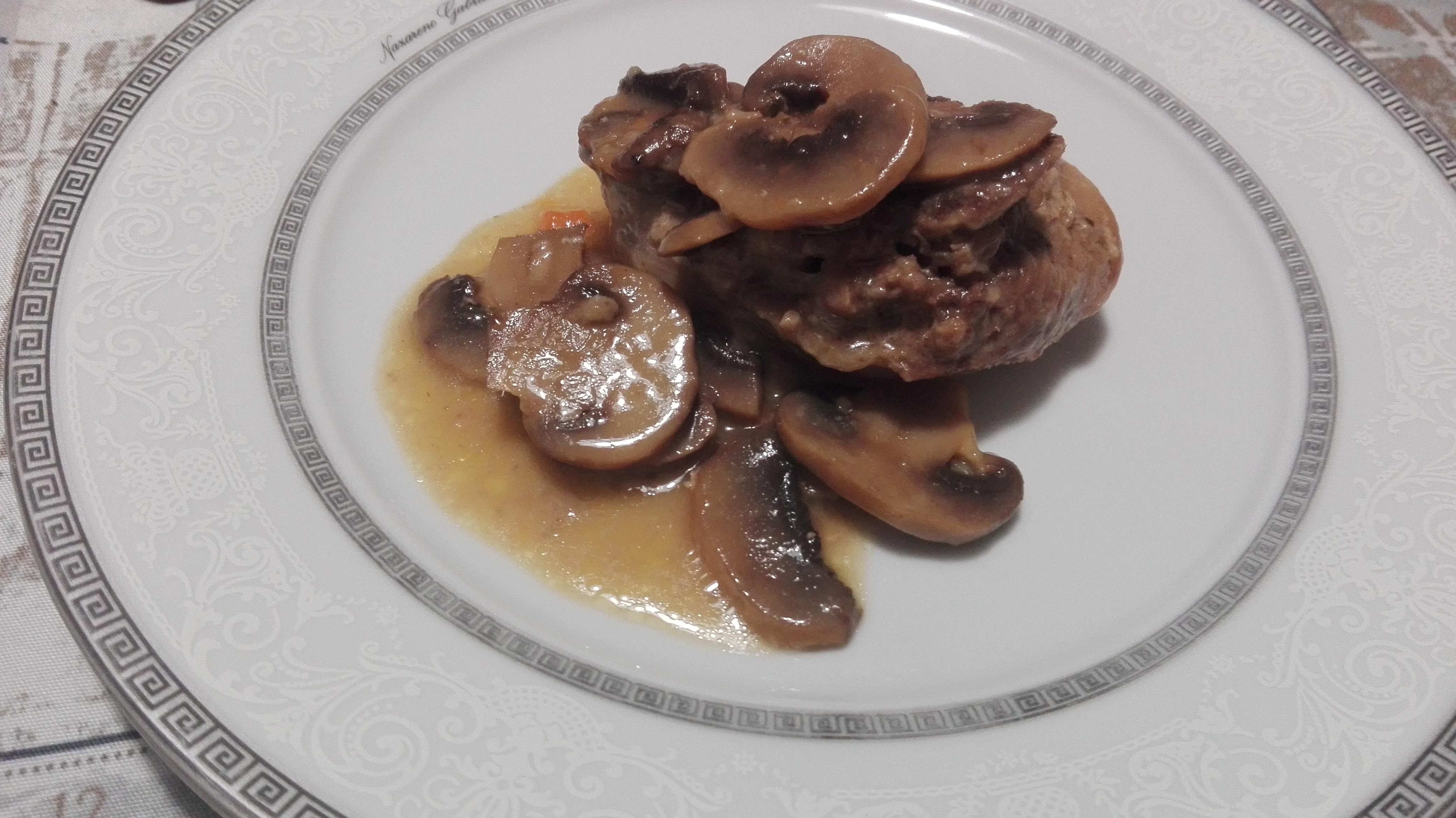 Ossibuchi di tacchino con funghi