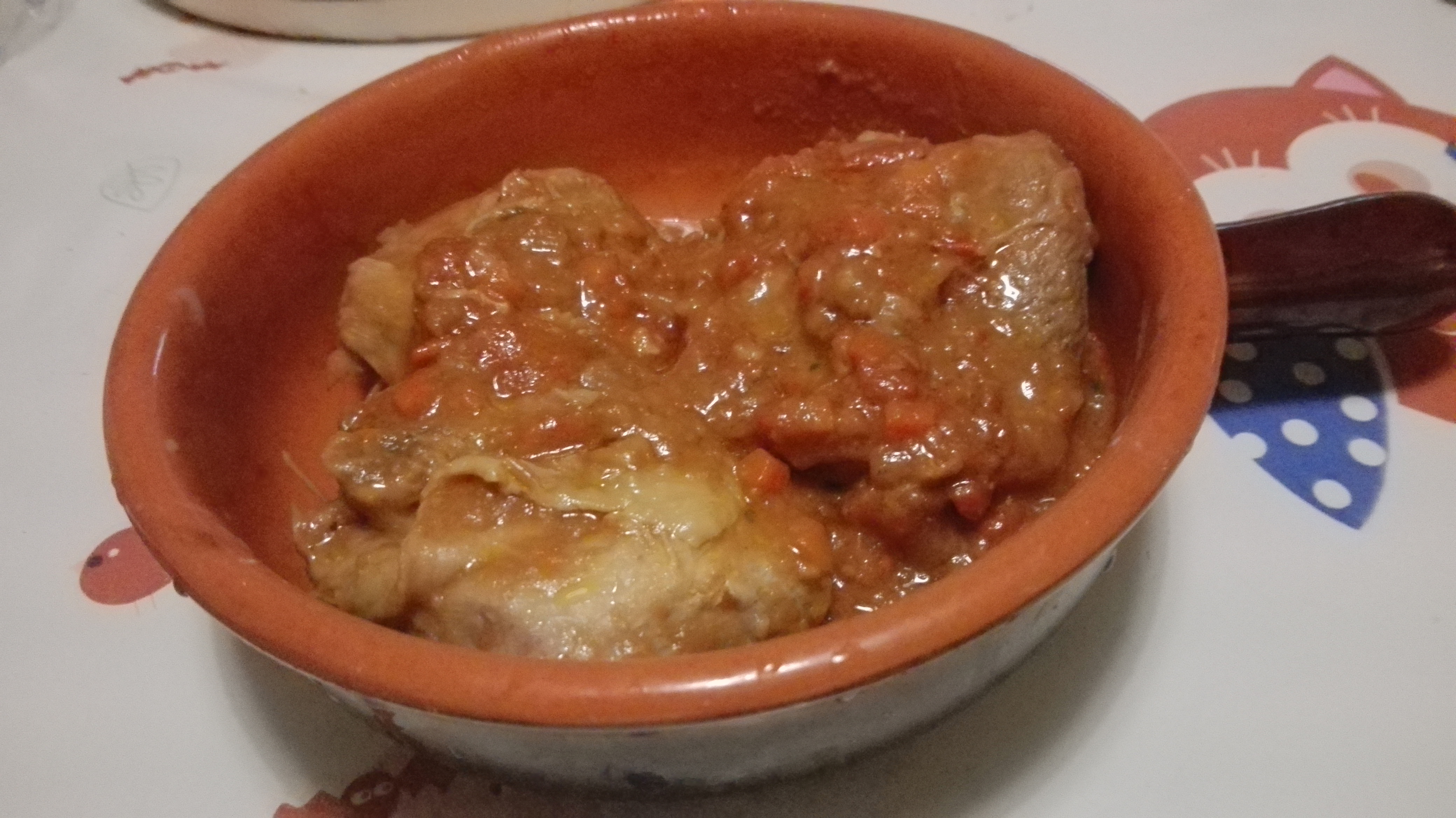 Ossobuco di tacchino in umido