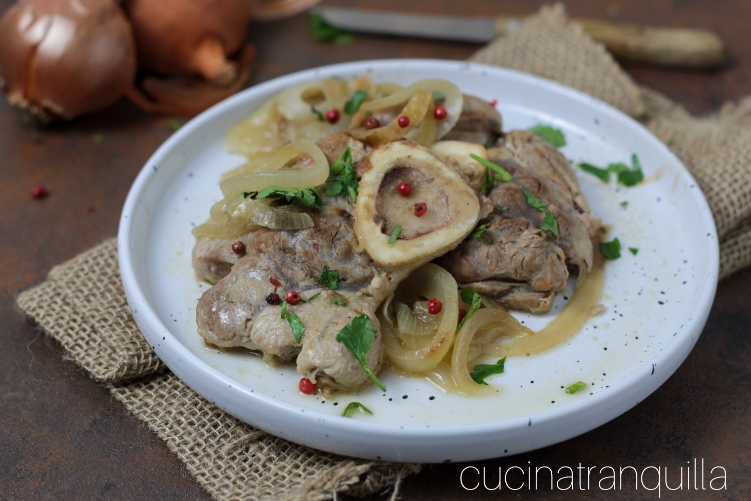 Ossobuco di vitello alle cipolle