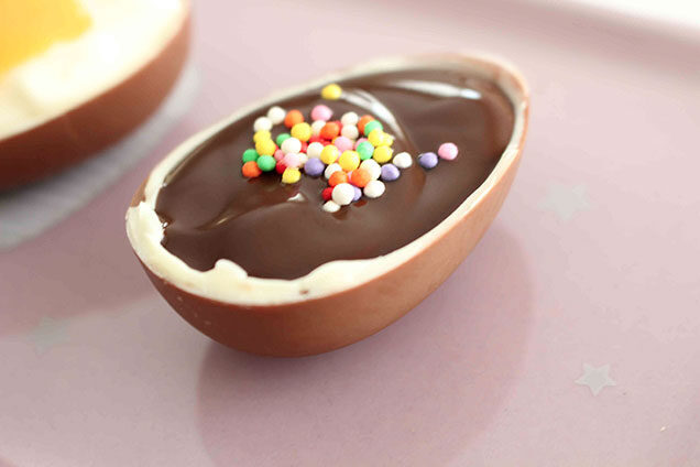 Ovetti al cioccolato ripieni