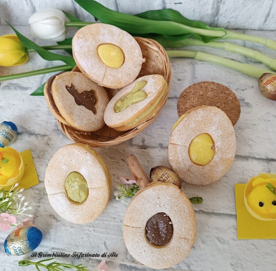 Ovetti di frolla alla farina di riso