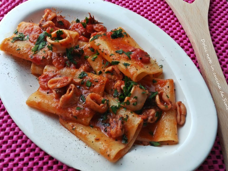Paccheri ai frutti di mare