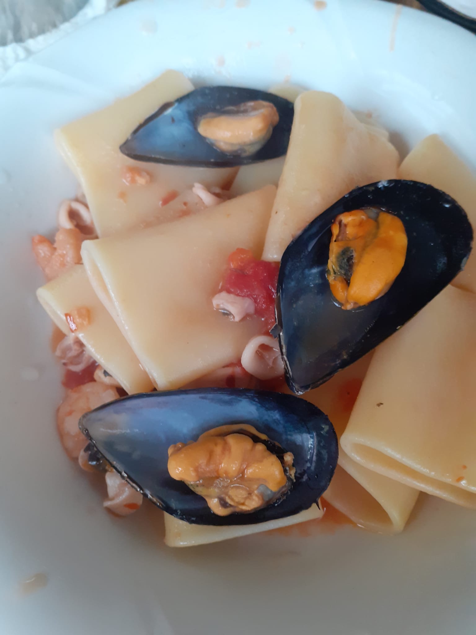 Paccheri al sapore di mare