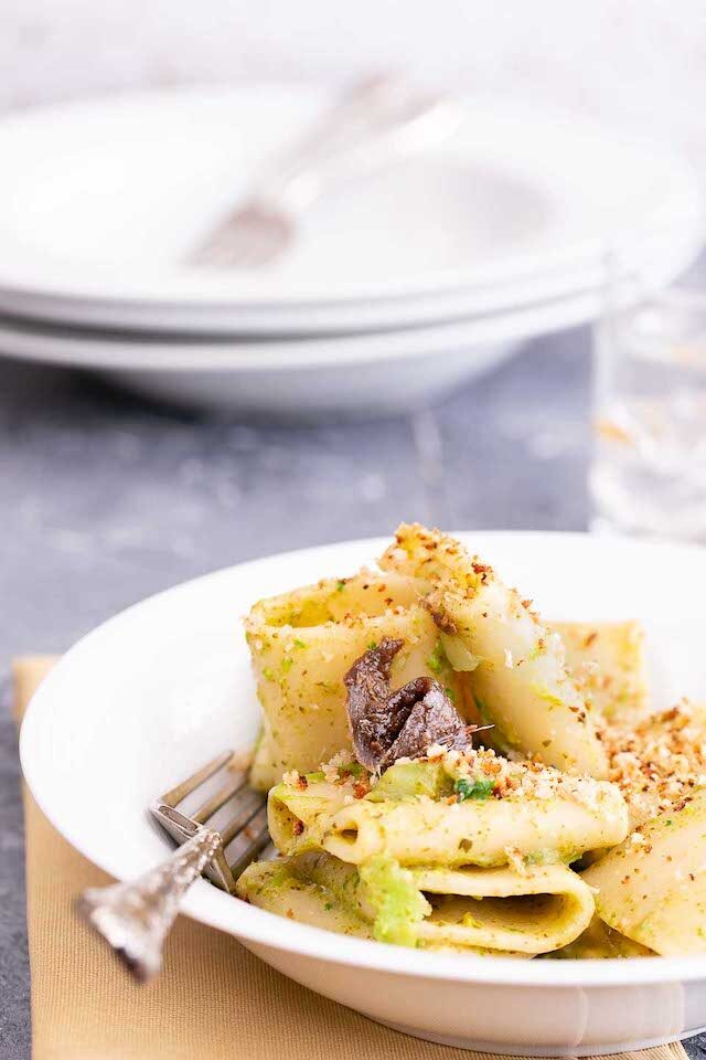 Paccheri e broccoletti