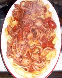 Paccheri e moscardini
