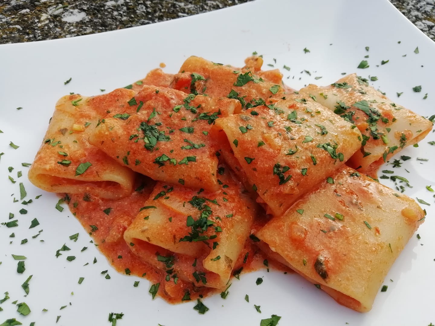 Paccheri improvvisati