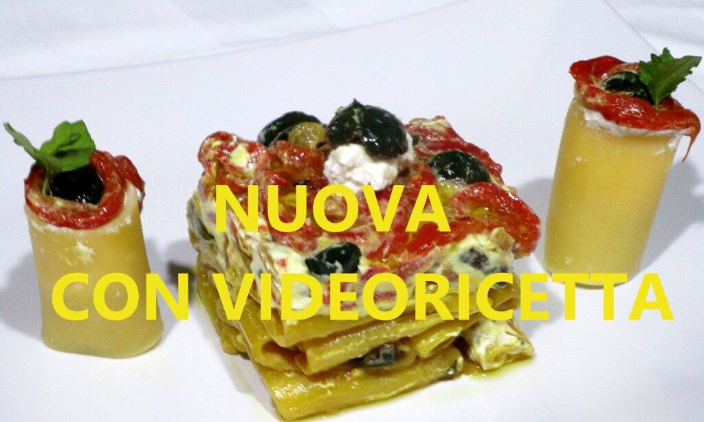 Paccheri peperoni e ricotta