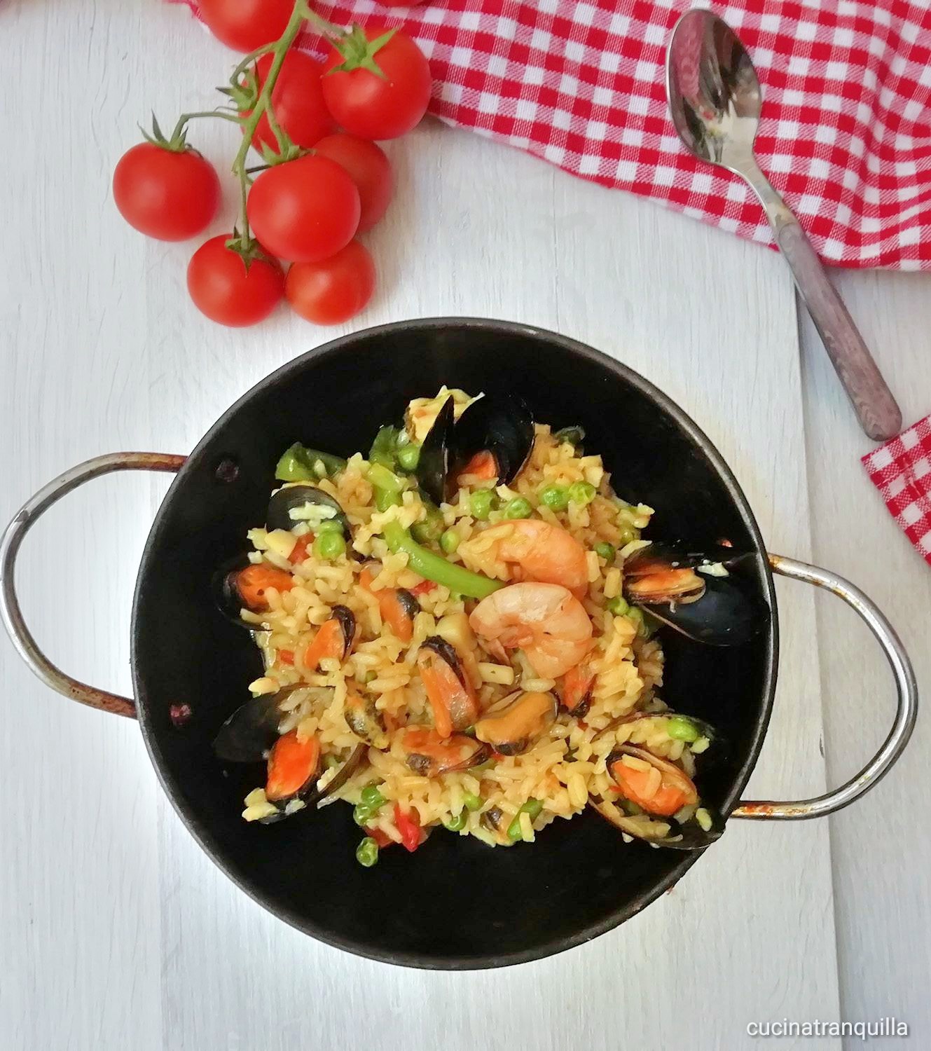 Paella de marisco ( a modo mio)
