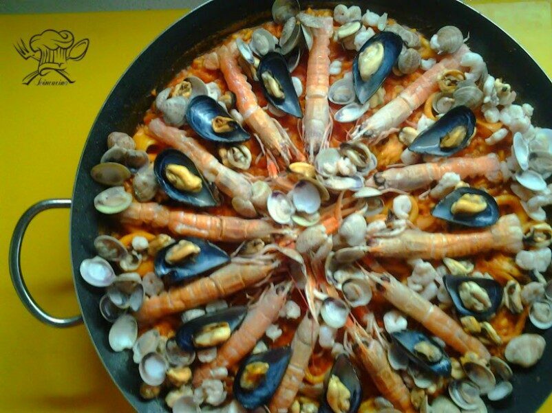 Paella di pesce